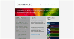 Desktop Screenshot of canaanlaw.com
