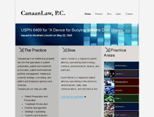 Tablet Screenshot of canaanlaw.com